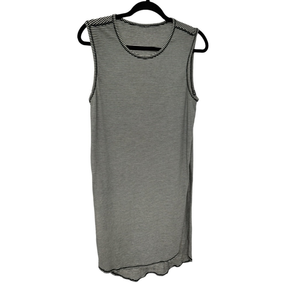 Lululemon Breeze By Tunic Mini Pop Stripe Black White - Picture 4 of 7
